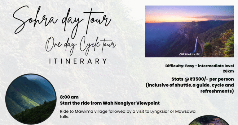 Sohra 1 Day Cycle Tour